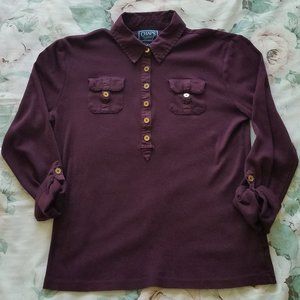 ⭐️5 for 20⭐️ CHAPS Half Button Top